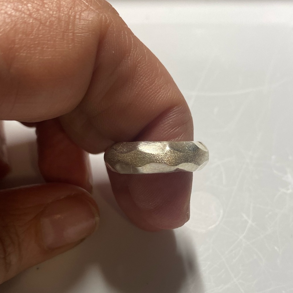 Italian Sterling Silver Ring Size 6.5